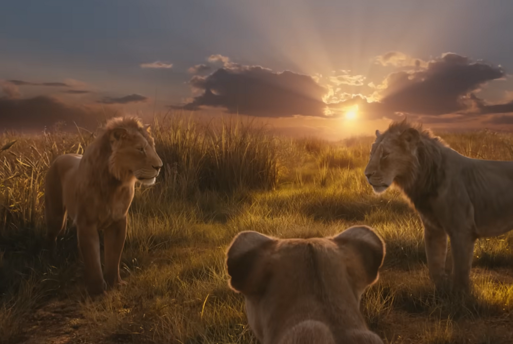 This movie is all about how Mufasa, against all odds, defied the naysayers, the hardships, and even his own brother to become the Lion King.
Photo source : Disney 