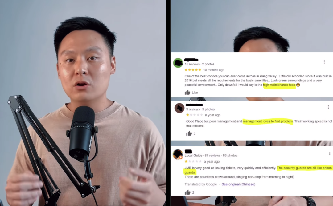 Screenshots from user @staywokeprop account, where he voiced his concerns about the challenges of providing honest reviews. (Instagram)