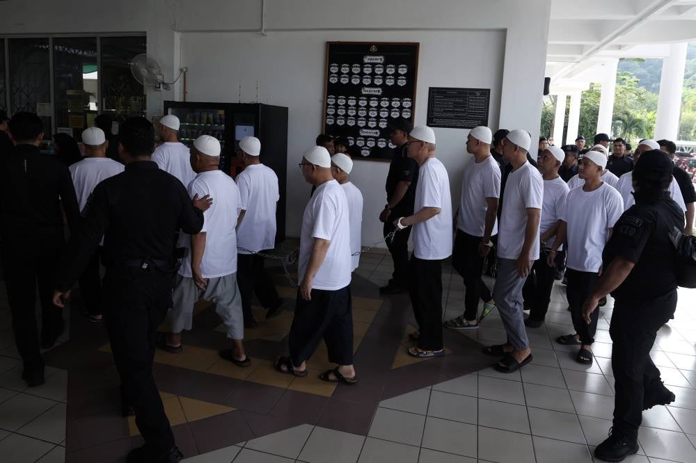 The case involving GISBH chief executive officer Nasiruddin Mohd Ali, his wife Azura Md Yusof, and 20 others charged with being members of an organised criminal group has been transferred to the Shah Alam High Court. - Photo by Bernama
