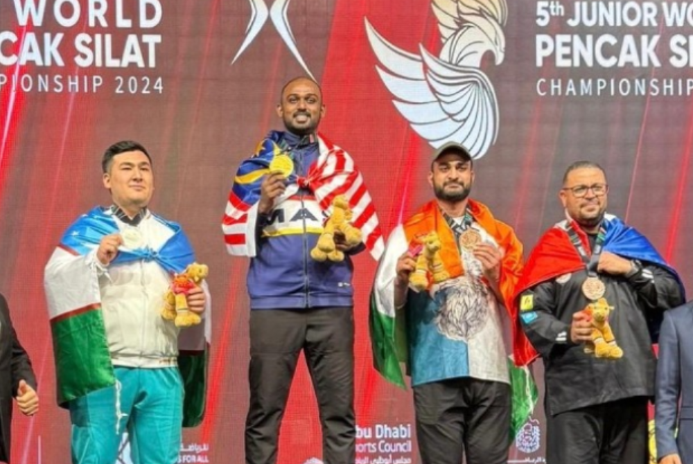 Thamaraj emerged among the country’s senior silat fighters who contributed one of the six gold medals at the World Pencak Silat Championships, with Malaysia also taking home nine silver and four bronze medals overall. - Photo by Bernama