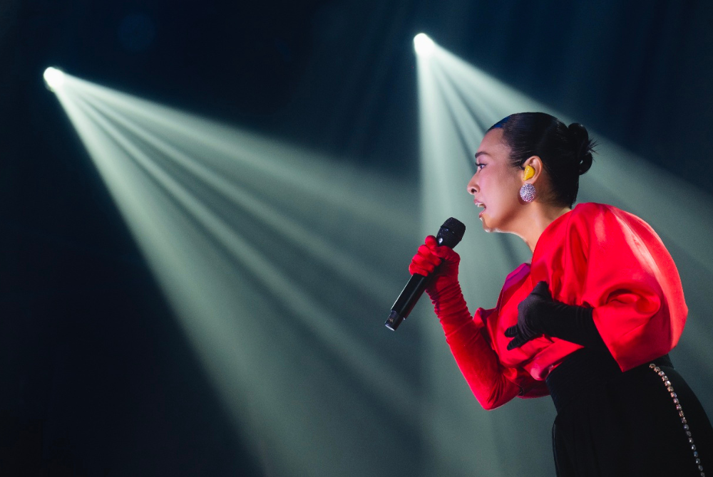 The show marked her 22-year involvement as a professional singer in the regional music industry. Photo by Razak Latif 