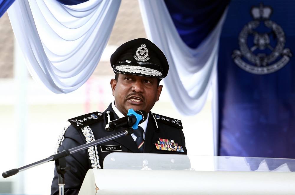 Selangor police chief Datuk Hussein Omar Khan - BERNAMA FILE PIX
