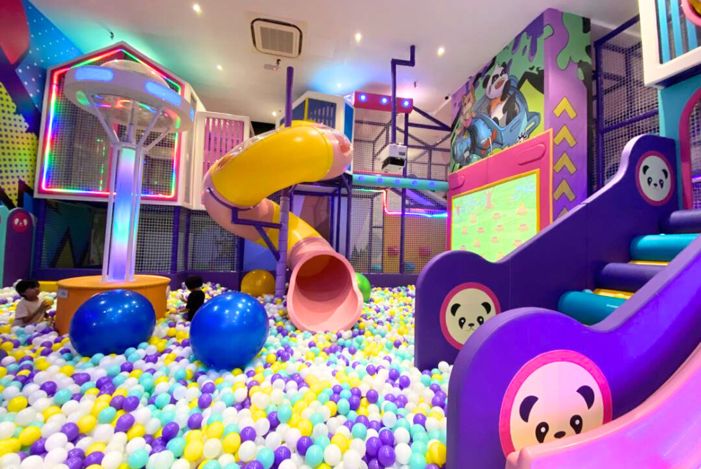 The playcation is designed with a panda village theme - Photo by Syahirah Mokhtazar