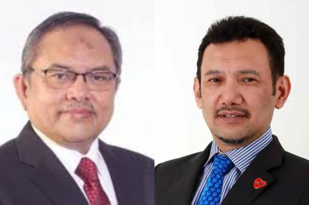 (from left) Kamal, Fauzi