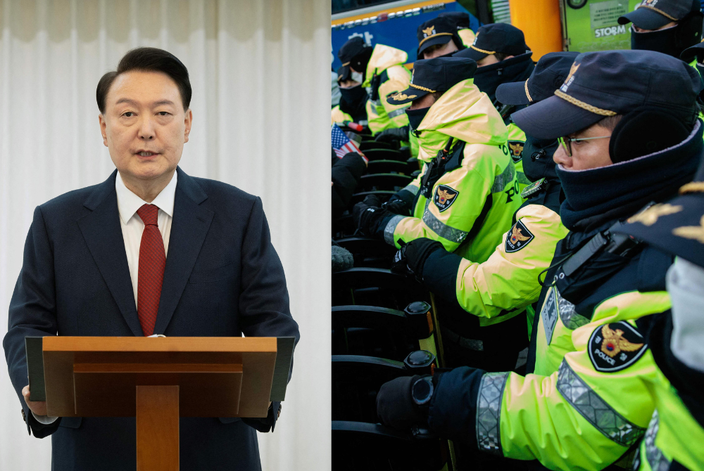 Yoon has since been impeached -- pending a court trial that began this week -- and resisted arrest until Wednesday, when he backed down to investigators after a tense, weeks-long political standoff. - Photo by AFP