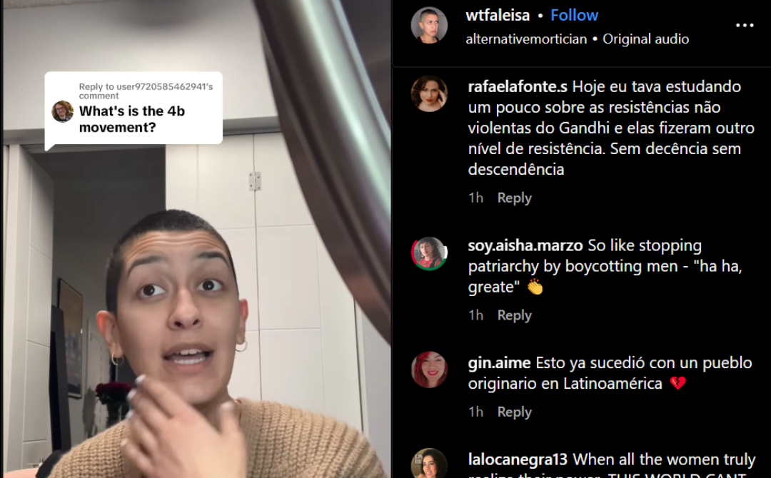 Screenshots from a video posted by Instagram user @wtfaleisa. 