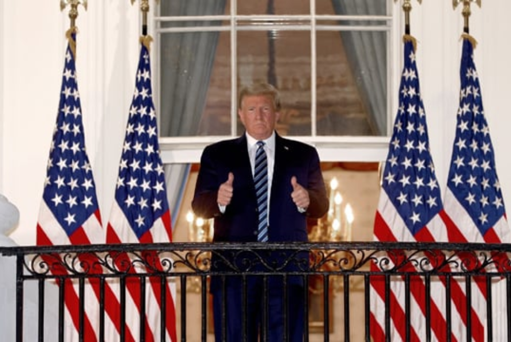 "What a great feeling," Trump told reporters when asked how it felt to be back in the Oval Office on Monday.
Photo by AFP