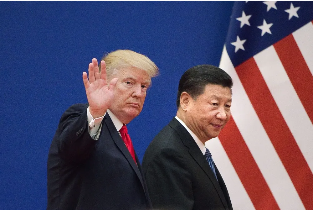 US President Donald Trump and Chinese President Xi Jinping
Photo by AFP 