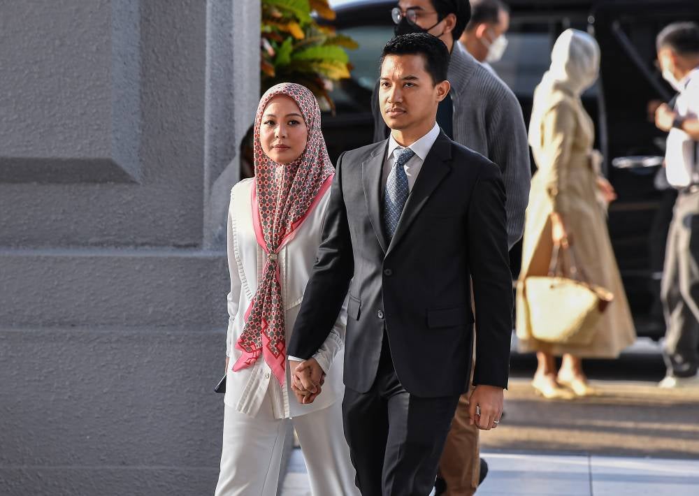 Vivy Yusof, 37, and Fadzarudin, 36, pleaded not guilty after the alternative charges were read out before Judge Rosli Ahmad.
Photo by Bernama 