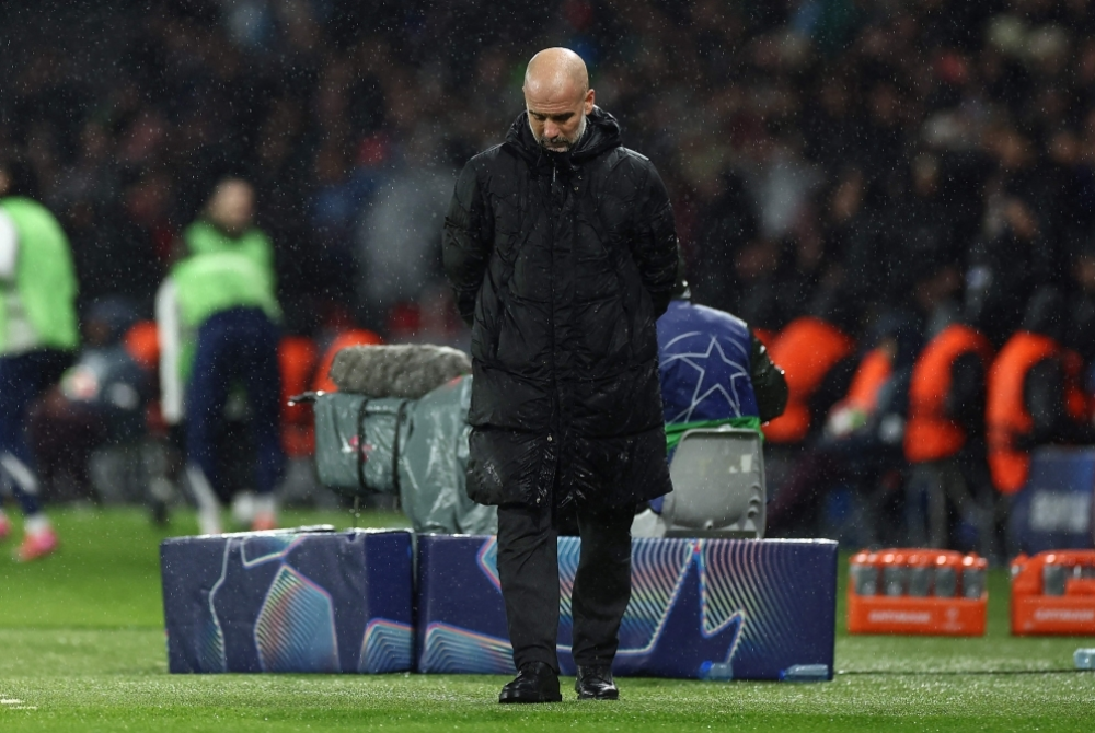 Manchester City manager Pep Guardiola said the team could not cope despite a two-goal lead against Paris Saint-Germain. - Pic by AFP