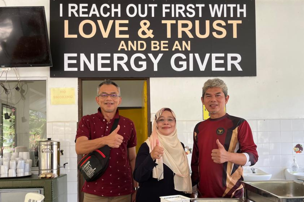 Hannan (far left) hopes that traditional menus still be considered in restaurants as they foster human interaction.