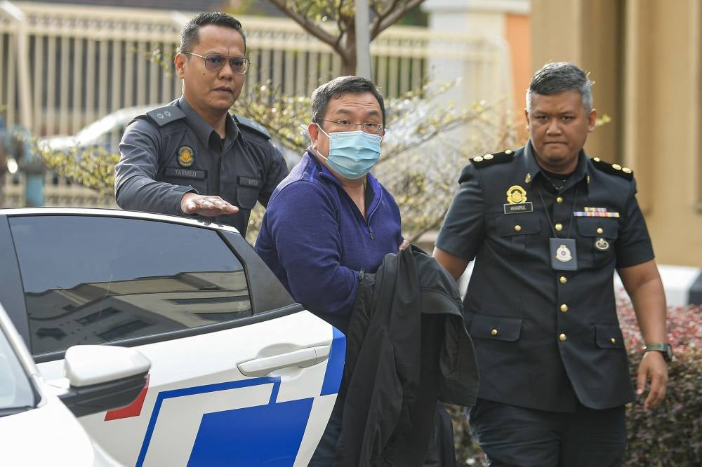 Ewe Sarn Yeun, 65, director of Shake and Bake Cafe Sdn Bhd and the company (represented by Ewe), pleaded not guilty to seven charges. - Photo by Bernama