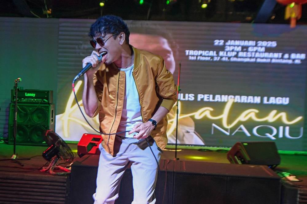 After six years of going solo, 38-year-old singer Naqiu has yet to create the magic that would solidify his brand. Photo by Bernama