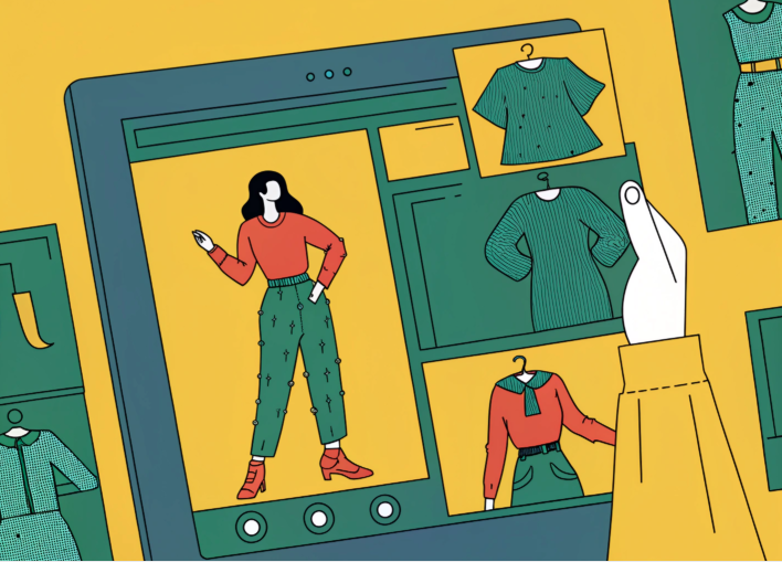 FROM sizing advice via selfies to robot stock-takers, online shopping behemoths have increasingly turned to artificial intelligence in a bid to stem the flow of bad-for-business clothes returns. Photo: Recraft