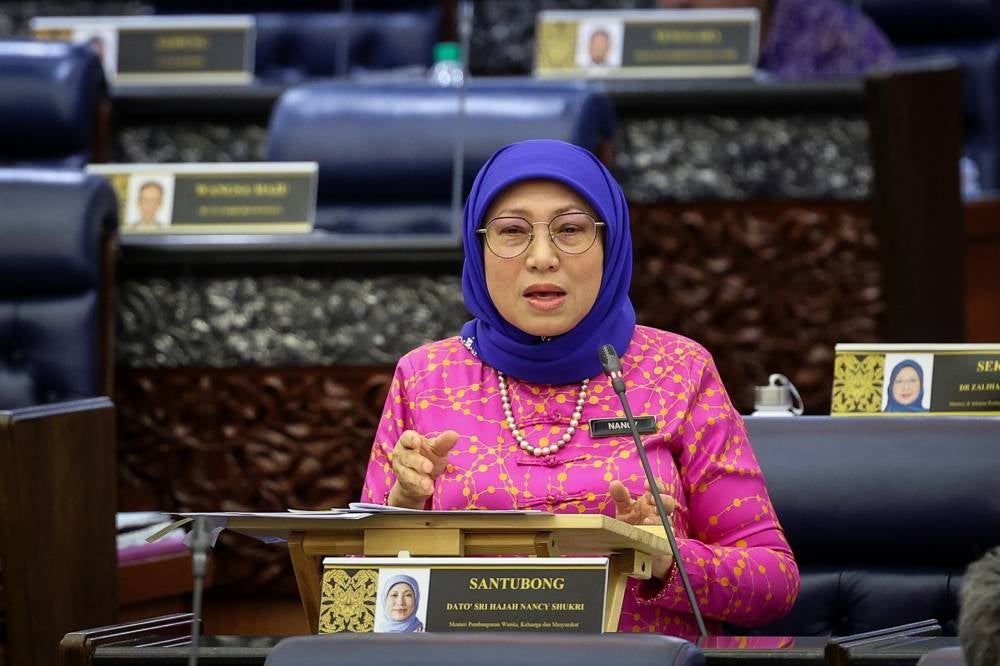Nancy Shukri. Photo by Bernama