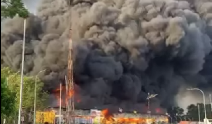 Screenshot from a video of the incident. - Photo: FACEBOOK