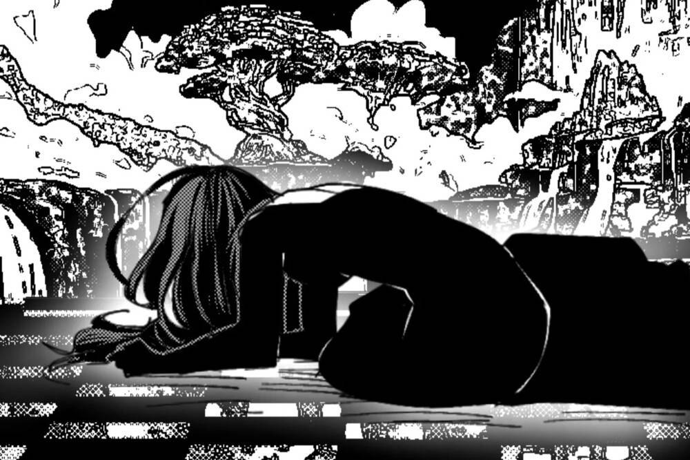 Hana's last artwork before her passing. Photo: @suri_rumah.art Instagram