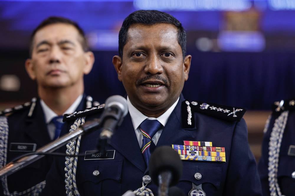 Selangor police chief Datuk Hussein Omar Khan. Photo by Bernama