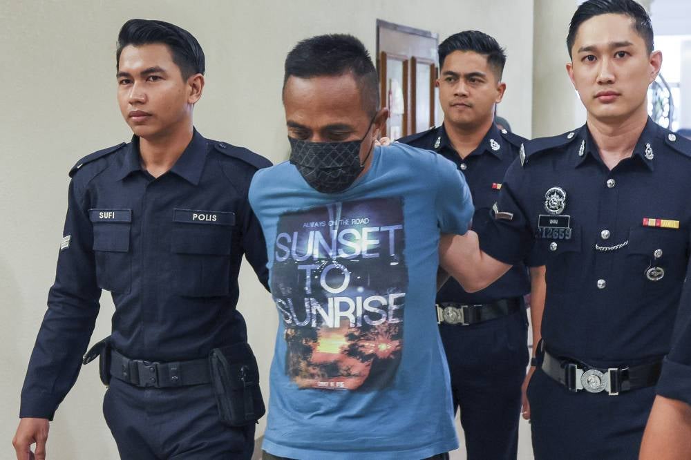 No plea was recorded from Zalzul Kamar Abdul Ghani, 53, as the case is under the jurisdiction of the High Court. - Bernama photo