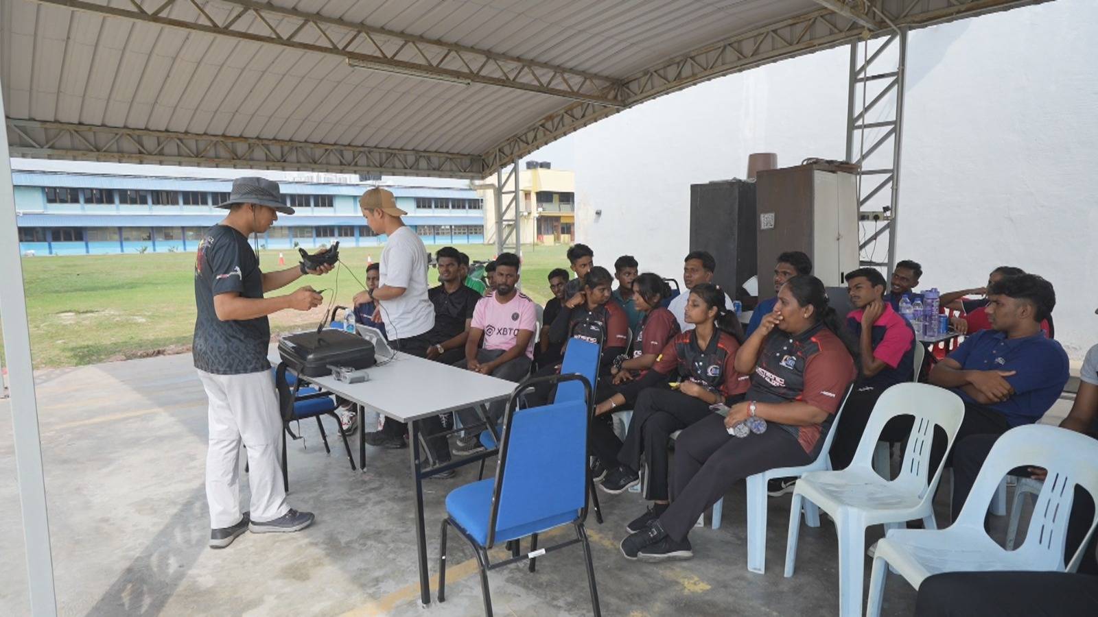 Participants attentively listened to a session on the Drone Maintenance and Repair Proficiency Programme. Photo: HRD Corp's management 