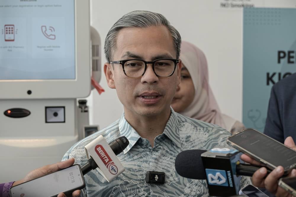 Communications Minister Fahmi Fadzil - BERNAMA FILE PIX