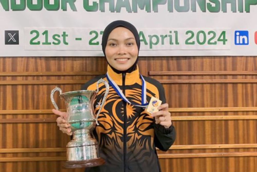 National lawn bowls champion Nor Farah Ain Abdullah - Photo source: Social media