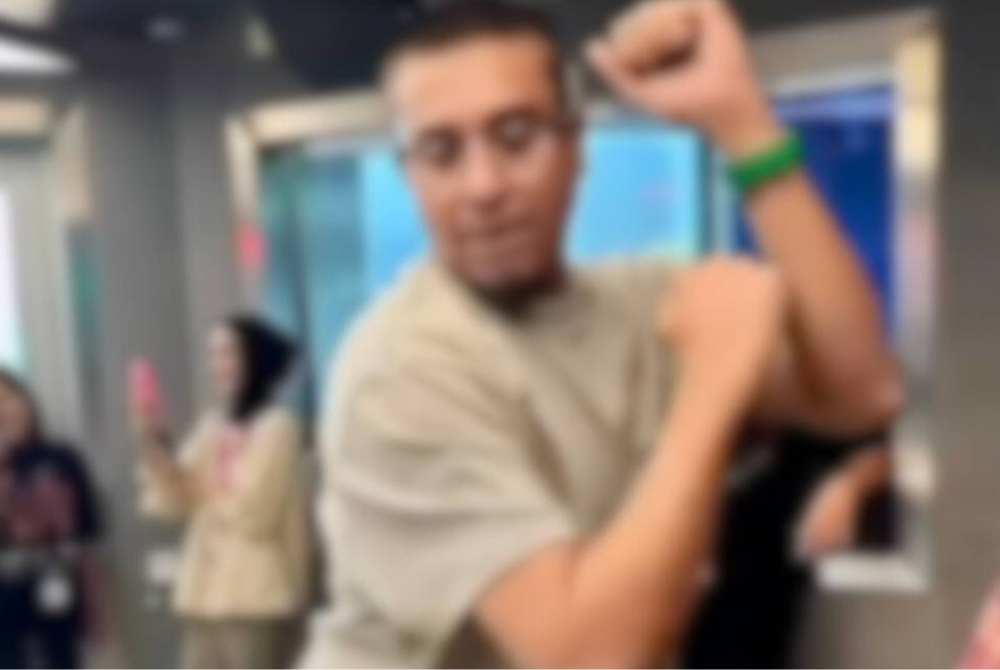 The video, which was uploaded on social media, showed individuals imitating the sacred Kavadi Dance while chanting "Vel Vel," a revered phrase in Hindu traditions.