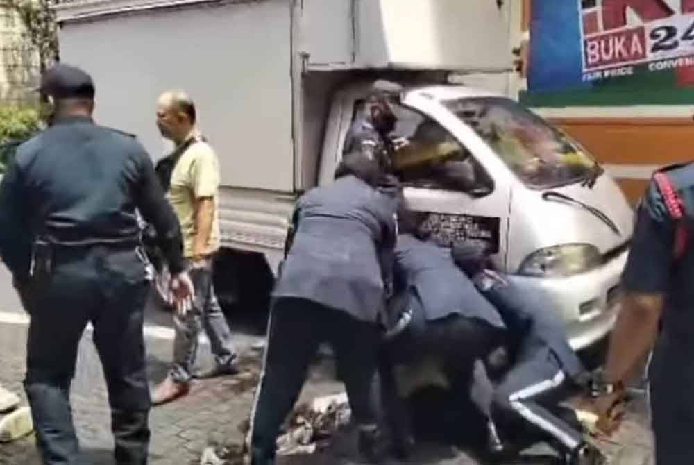 The incident went viral on social media yesterday.