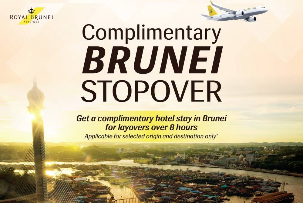 Royal Brunei Airlines has introduced a new stopover programme offering complimentary hotel accommodation for passengers transiting in Brunei.