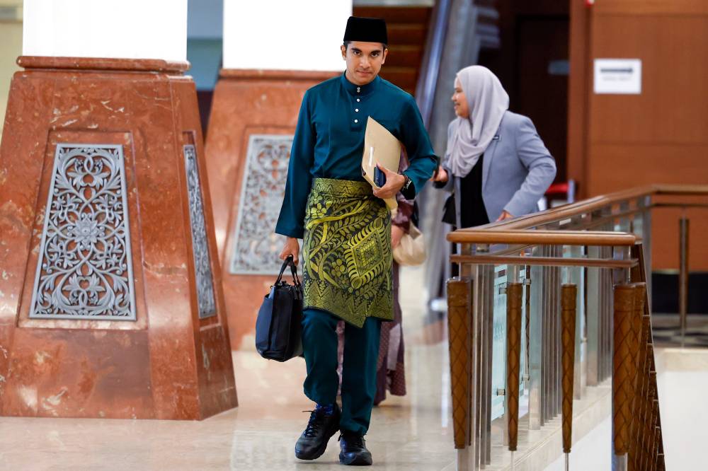 Muar MP Syed Saddiq Syed Abdul Rahman - Photo by Bernama