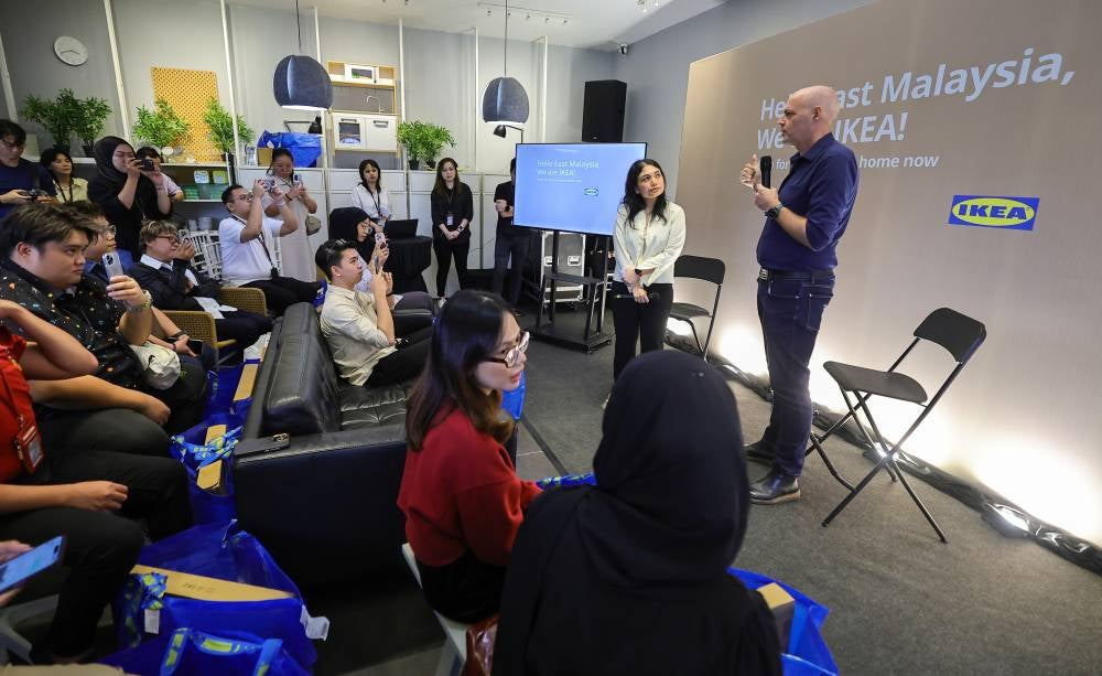 IKEA Malaysia Retail Director Malcolm Pruys during the Sabah/Sarawak Online Store media briefing, today. - Photo by Bernama