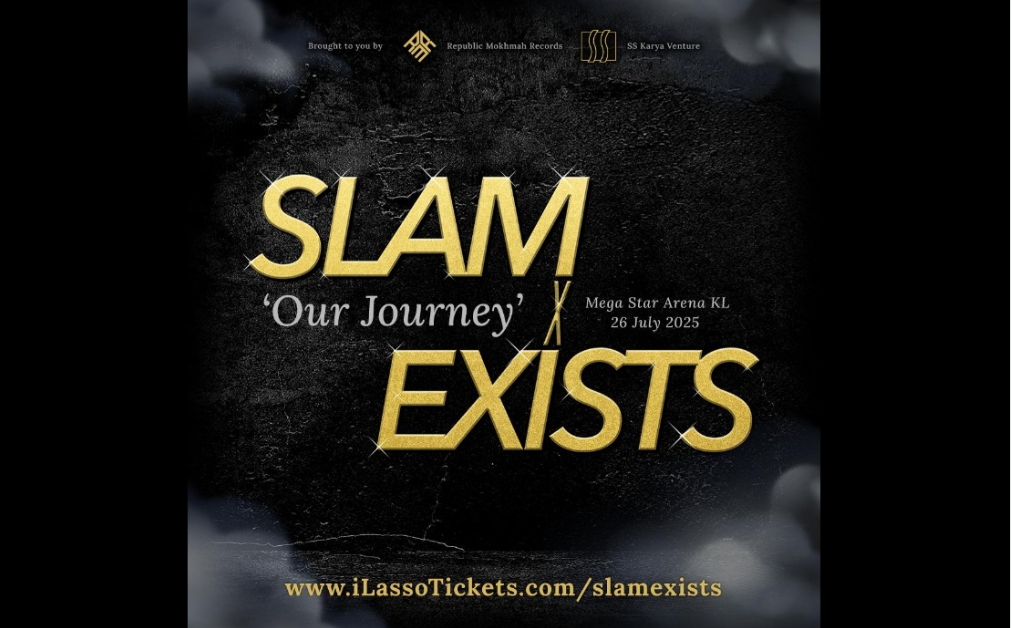 Tickets, priced between RM168 and RM3,000, are available at https://www.iLassoTickets.com/slamexists. - Photo by Bernama 