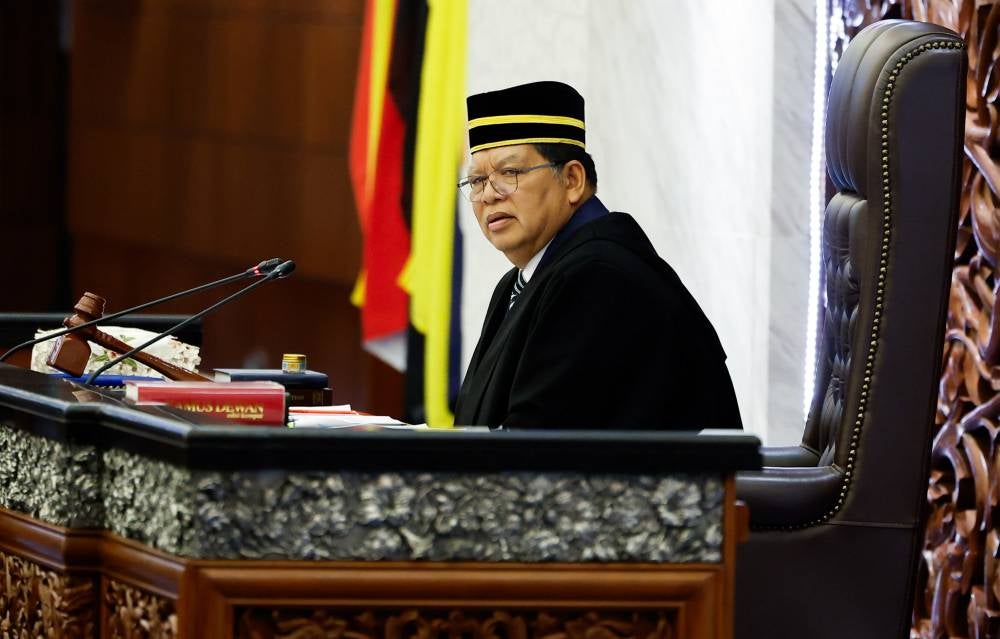 Dewan Rakyat Speaker Tan Sri Johari Abdul - Bernama photo