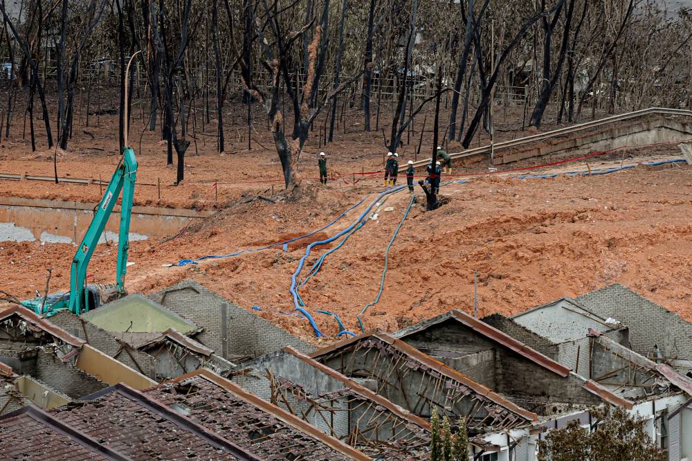 A technical team comprising multiple agencies is actively working to stabilise the site to enable a safe and thorough investigation. Bernama FILE PIX