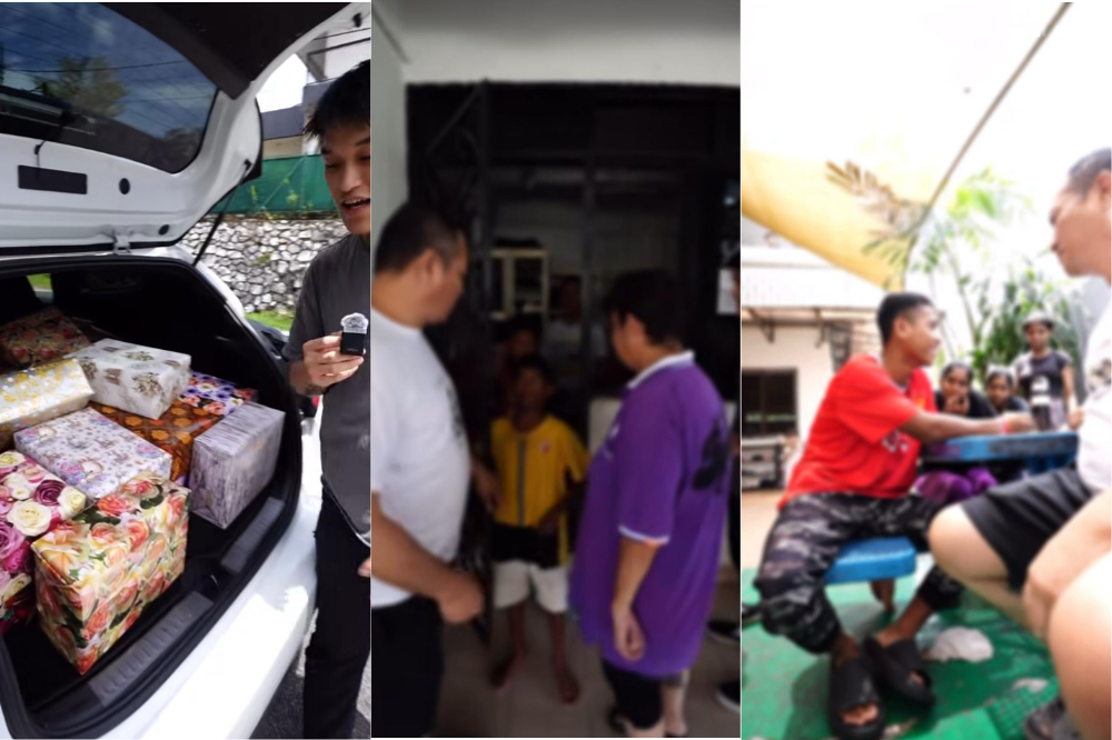 Screenshots of the video uploaded by Instagram user Malaysia Fight League on Wednesday.