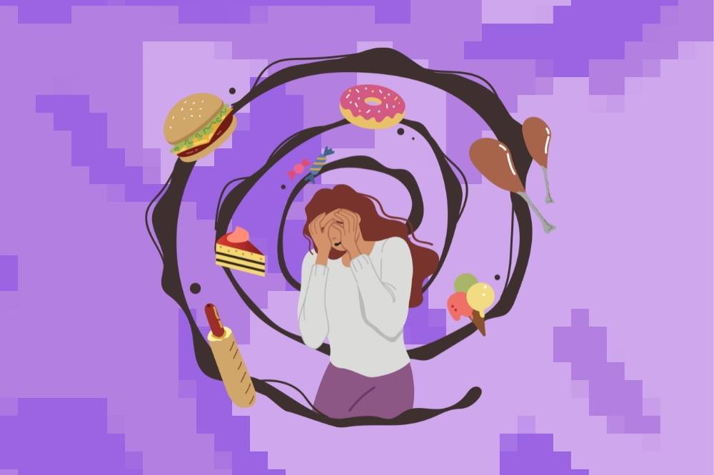 Poor diets and sugary drinks may be contributing to rising hair loss among Malaysians. Photo: Edited via Canva