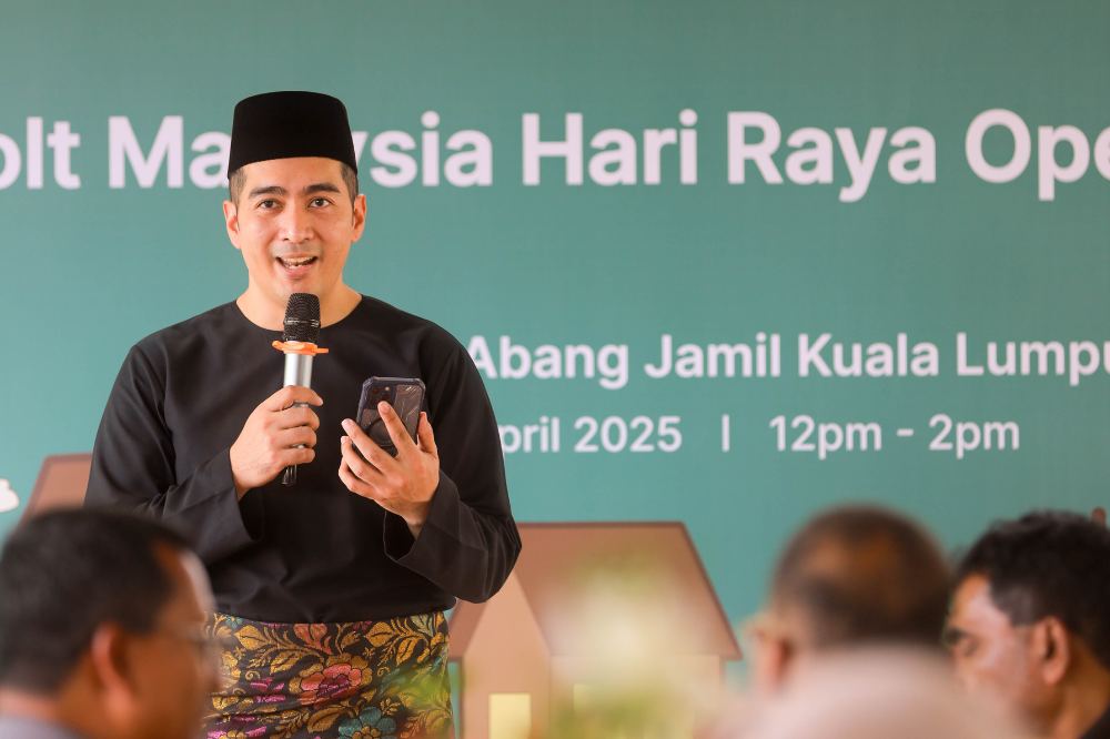 Bolt general manager Afzan Lutfi during Bolt's Aidilfitri Open House at Rumah Abang Jamil, Kuala Lumpur - Photo: BOLT