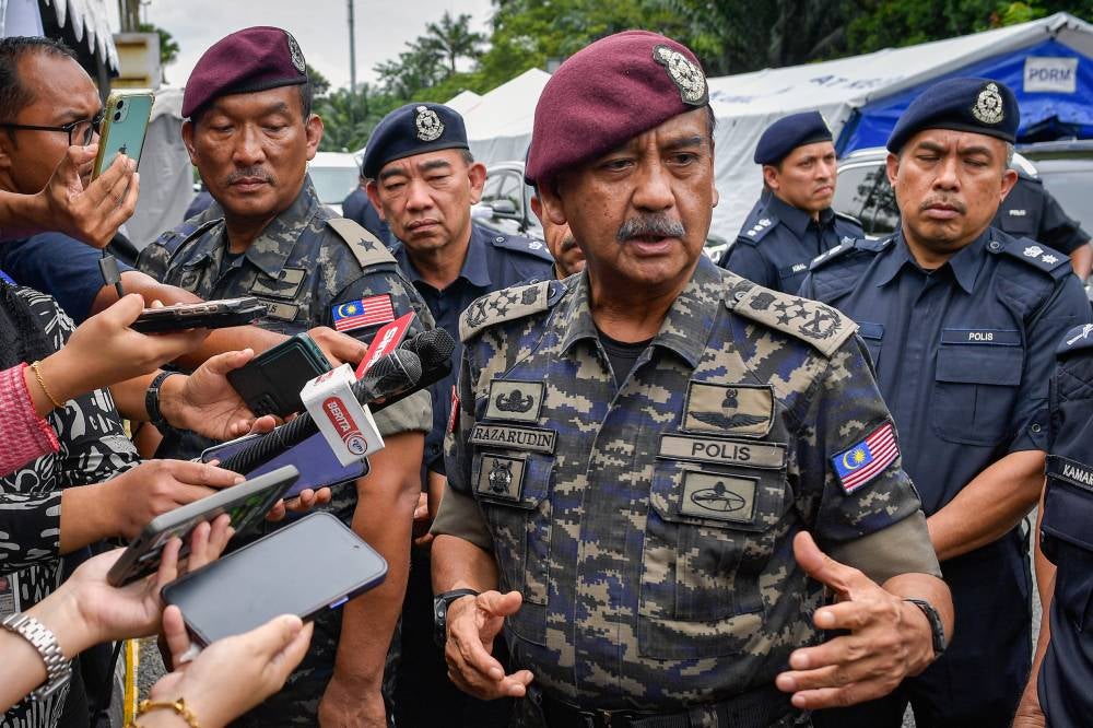 Inspector-General of Police Tan Sri Razarudin Husain - BERNAMA FILE PIX