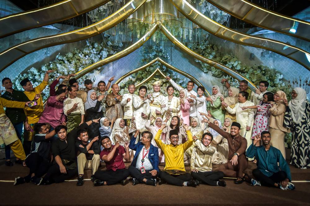 The event was attended by family and friends from diverse backgrounds, who were thrilled to witness how culture could unite people in a celebration of love and inclusivity. Photo by Bernama