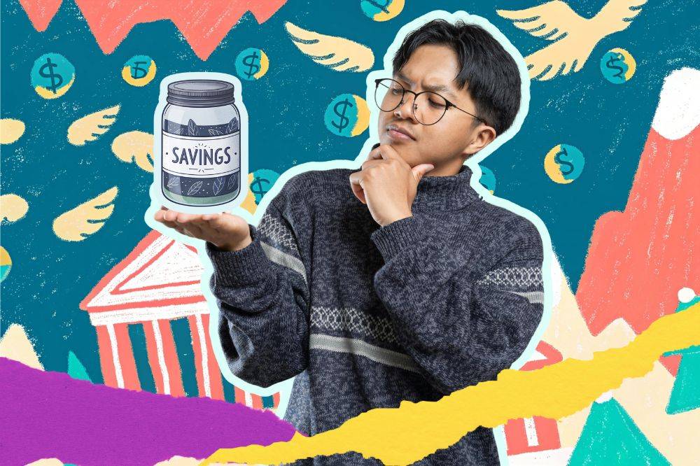 Prioritise saving 10 percent of your pay every month. Photo: Canva