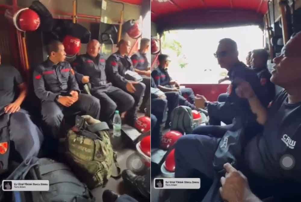 Screenshot of viral video showing FRU team inside vehicle moves netizens to tears on Tuesday.