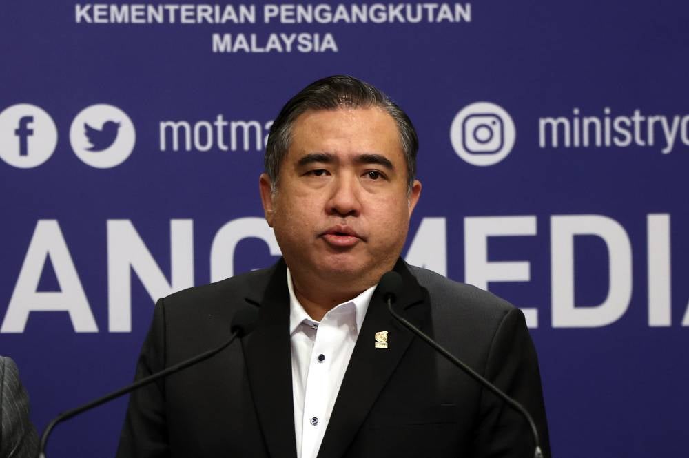 Transport Minister Anthony Loke during a press conference after the Cabinet Committee Meeting on Road Safety and Traffic Congestion, today. - Photo by Bernama