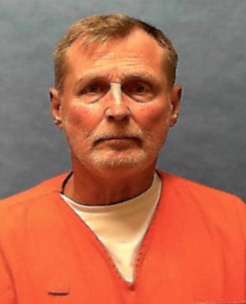 This undated handout image released by the Florida Department of Corrections shows the booking photo of death row inmate Glen Rogers. A 62-year-old man known as the