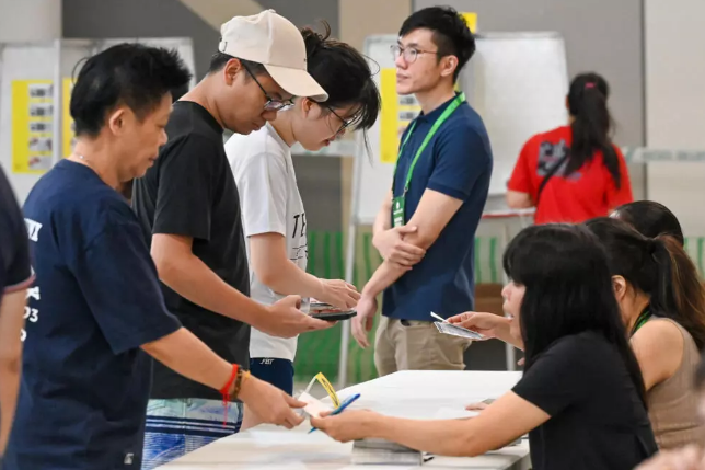 Singapore has around 2.75 million eligible voters who will elect 97 members of parliament. Photo by Roslan Rahman/AFP 