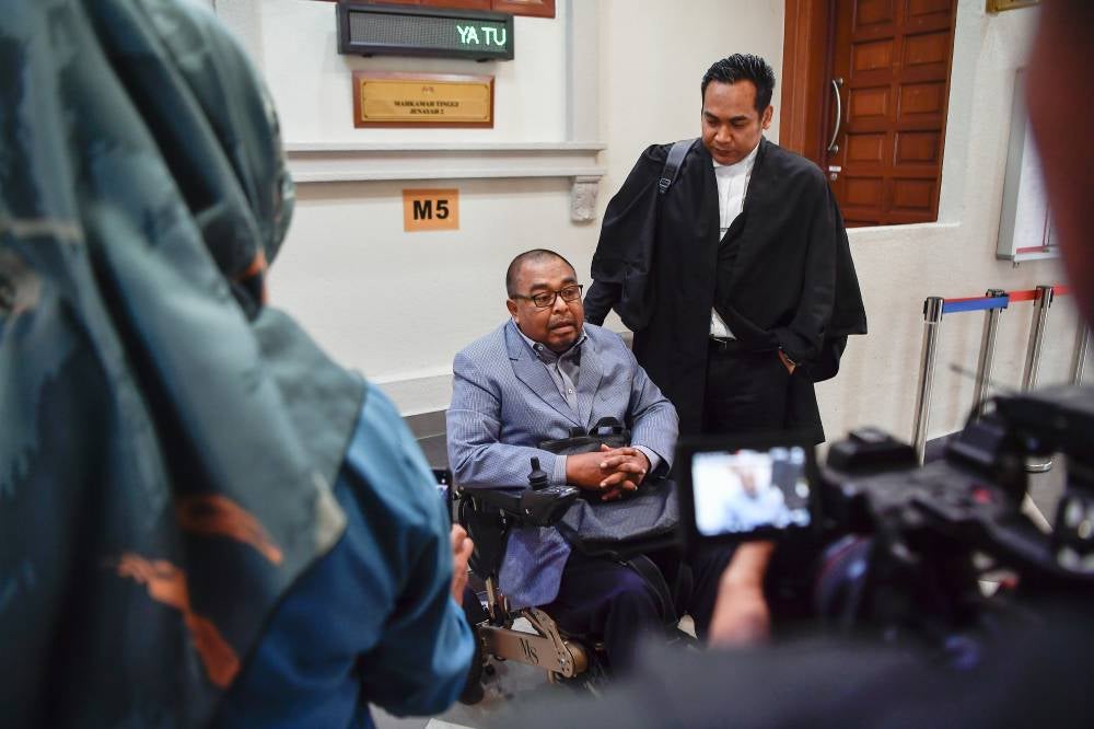 Big Blue Premium Taxi Services founder Shamsubahrin Ismail was acquitted and discharged, today, of a charge of defrauding a businessman over a security contract at the Petronas KLCC Twin Towers six years ago. - Photo by Bernama