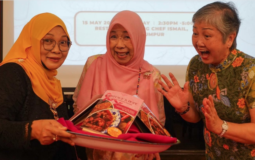 Pink Unity president Mahani Kassim said the book, which features recipes for traditional homemade dishes deemed as "comfort food”, emphasises that there is nothing wrong with cancer patients enjoying traditional dishes as long as they are prepared in healthy ways. - Photo courtesy of National Cancer Society Malaysia