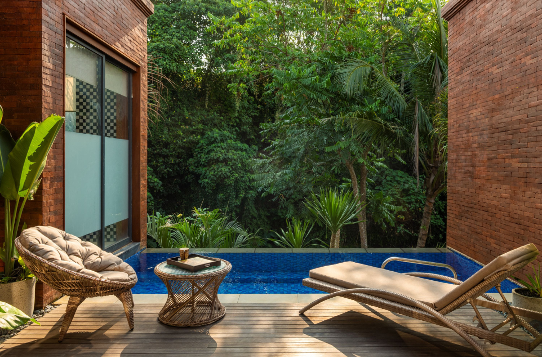 All 24 villas feature private plunge pools and a seamless mix of modern design and timeless Javanese influence.