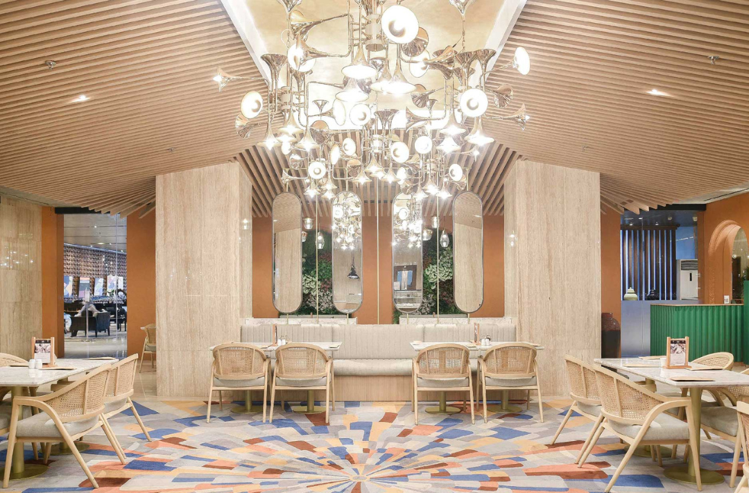 Indulge in local and international cuisines at the TERA All Day Dining restaurant. 