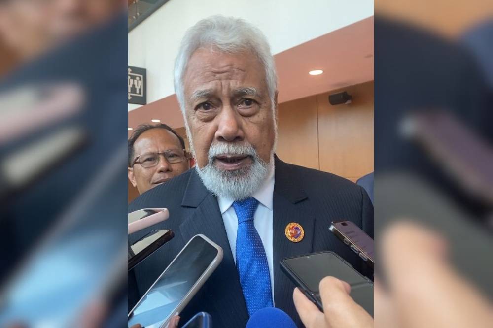 Timor-Leste Prime Minister Kay Rala Xanana Gusmão, speaking to reporters here at the Kuala Lumpur Convention Centre (KLCC).
