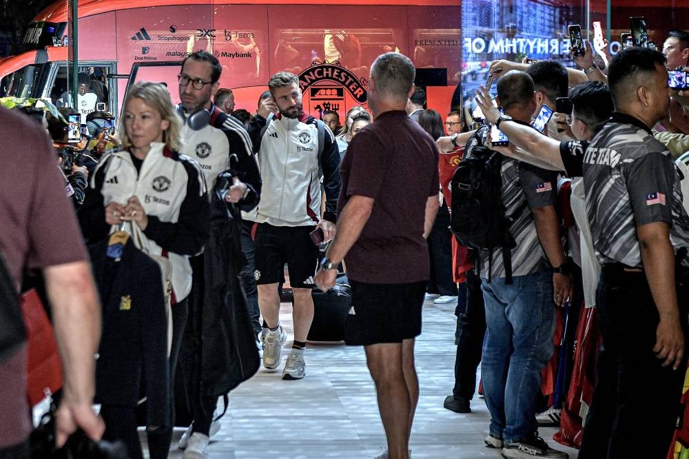 The 13-time EPL champions will also head to Hong Kong. There, they will face the Hong Kong national team on May 30. - Bernama photo